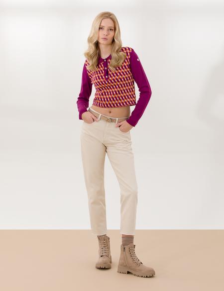 Gül Kurusu Slim Fit Kazak - 50253087005