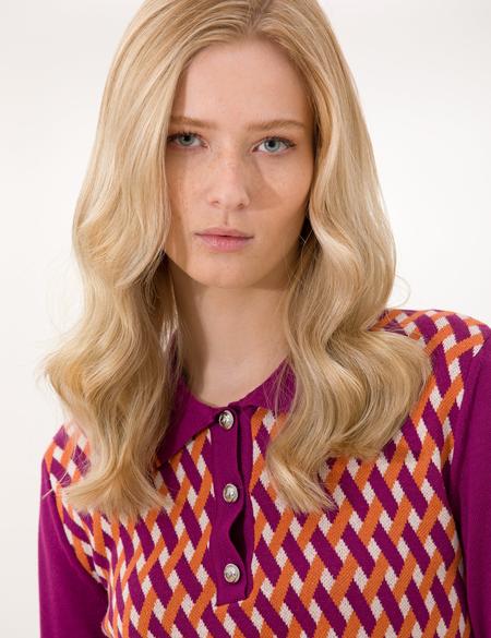 Gül Kurusu Slim Fit Kazak - 50253087005