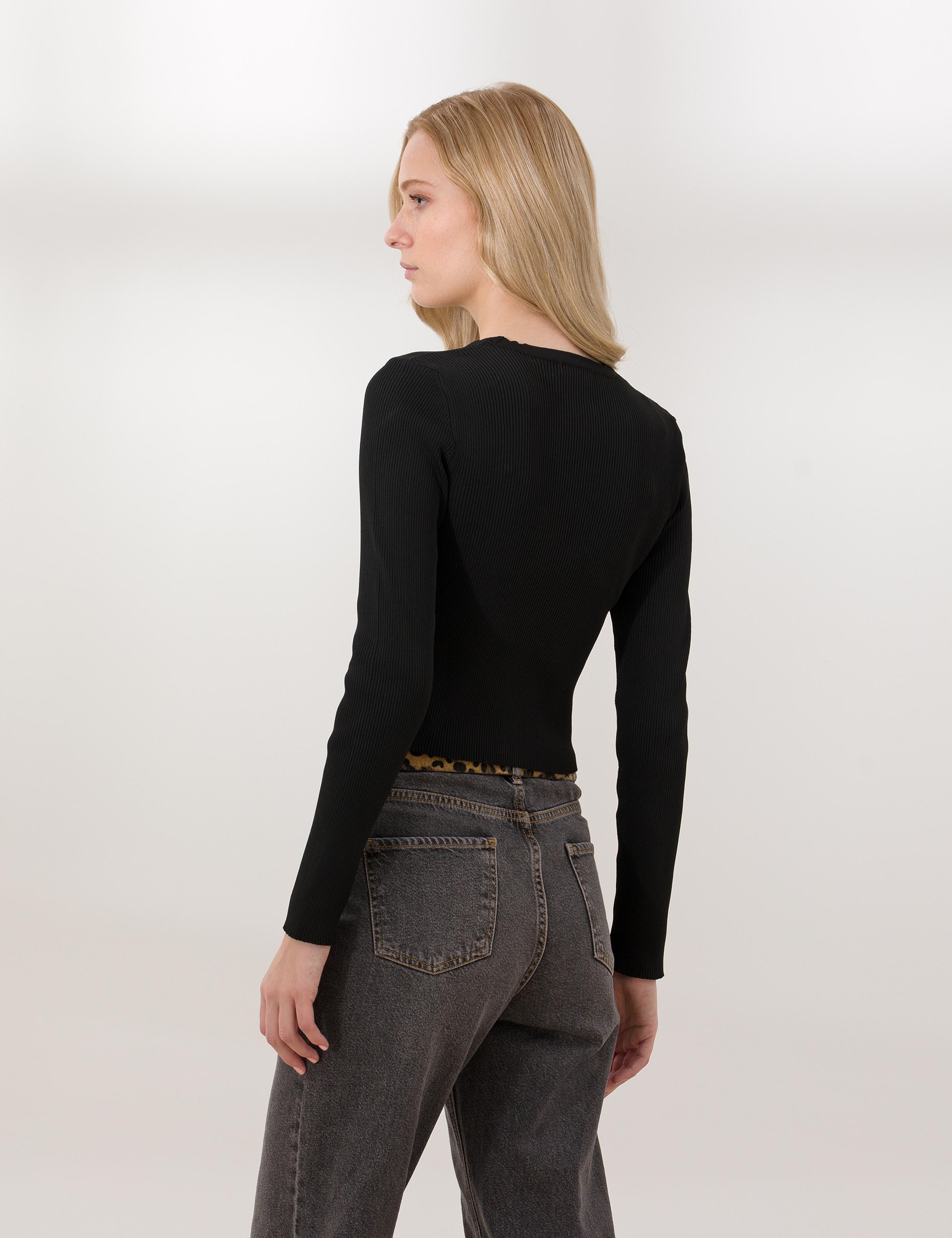 Siyah Ex. Slim Fit Hırka