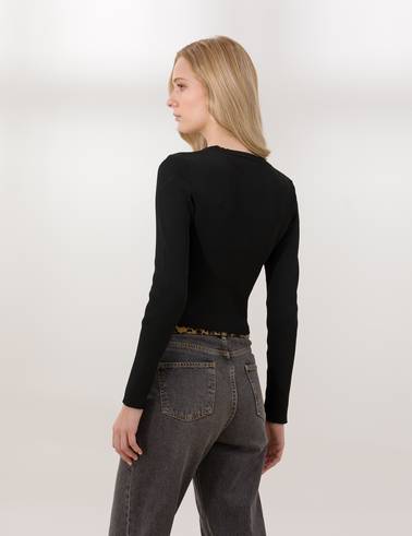 Siyah Ex. Slim Fit Hırka