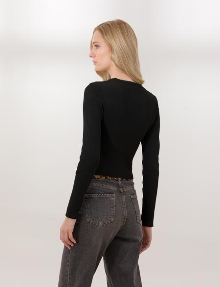 Siyah Ex. Slim Fit Hırka - 50259941020