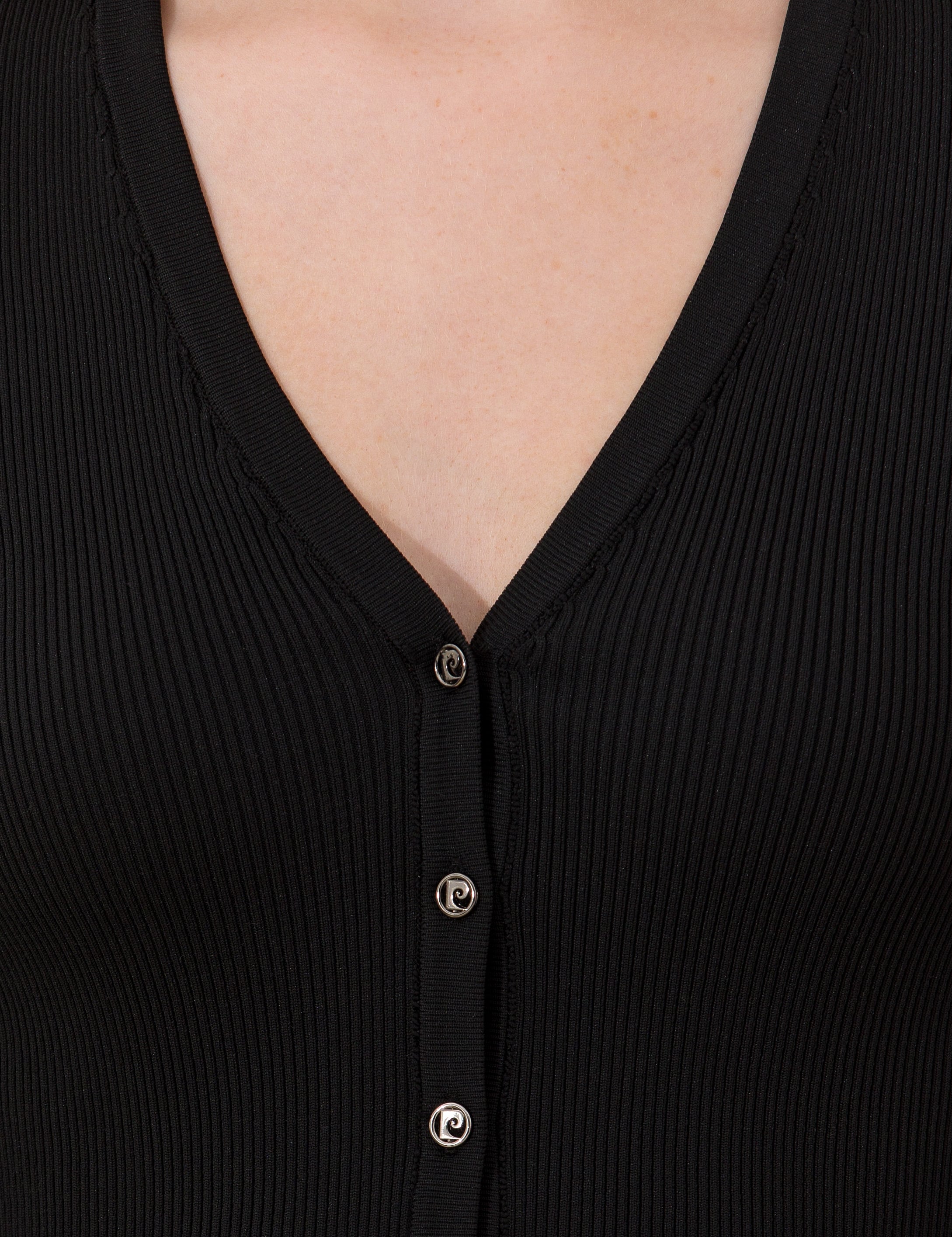 Siyah Ex. Slim Fit Hırka - Image 6