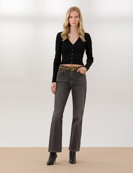 Siyah Ex. Slim Fit Hırka - 50259941020