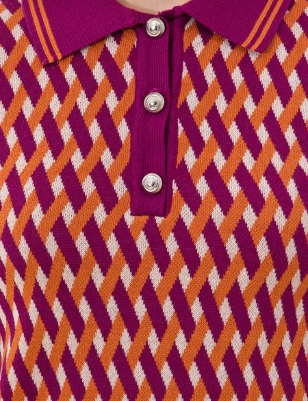 Gül Kurusu Slim Fit Triko Elbise - 50253432018