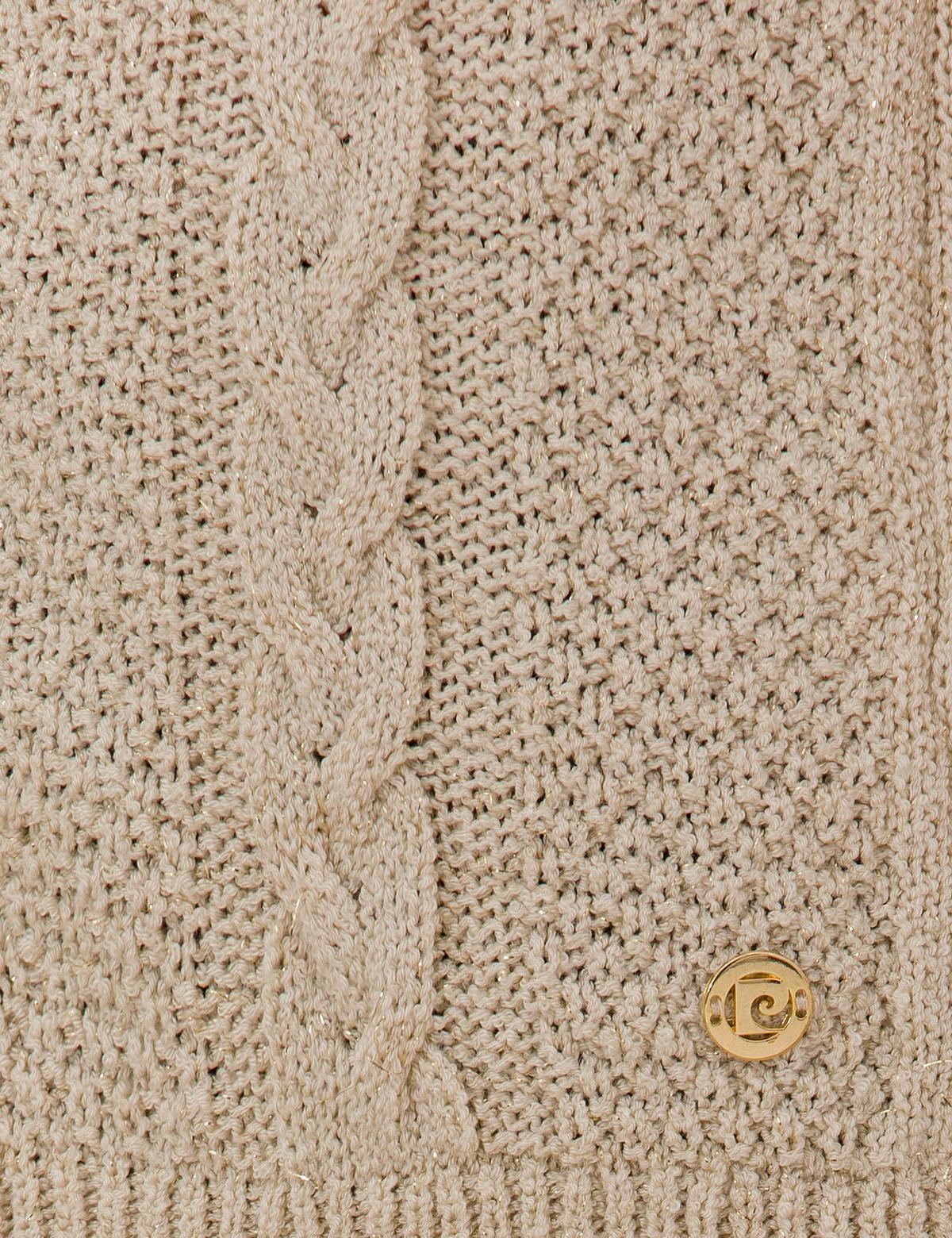 Krem Comfort Fit Bisiklet Yaka Kazak - 50253283038