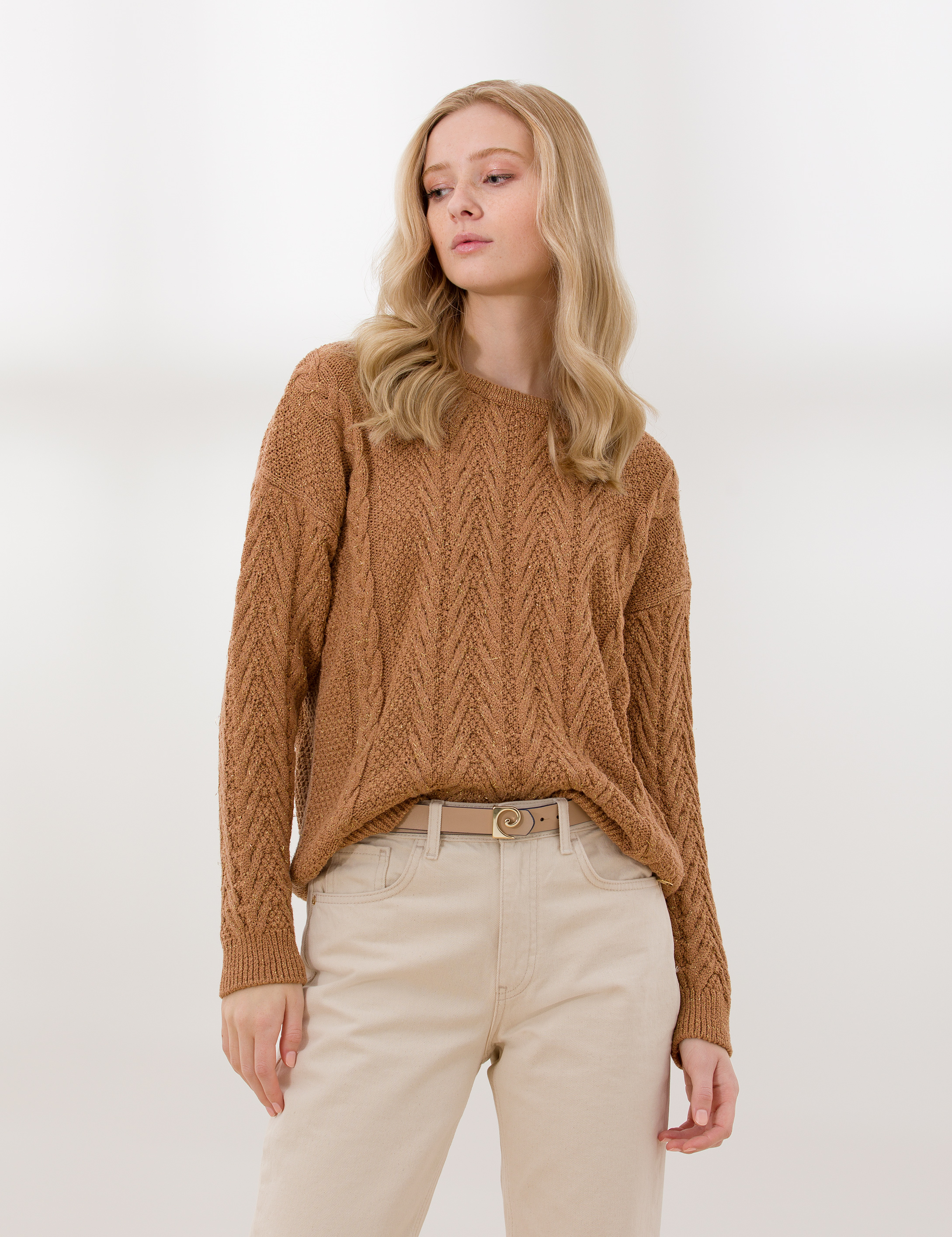 Camel Comfort Fit Bisiklet Yaka Kazak - Image 3