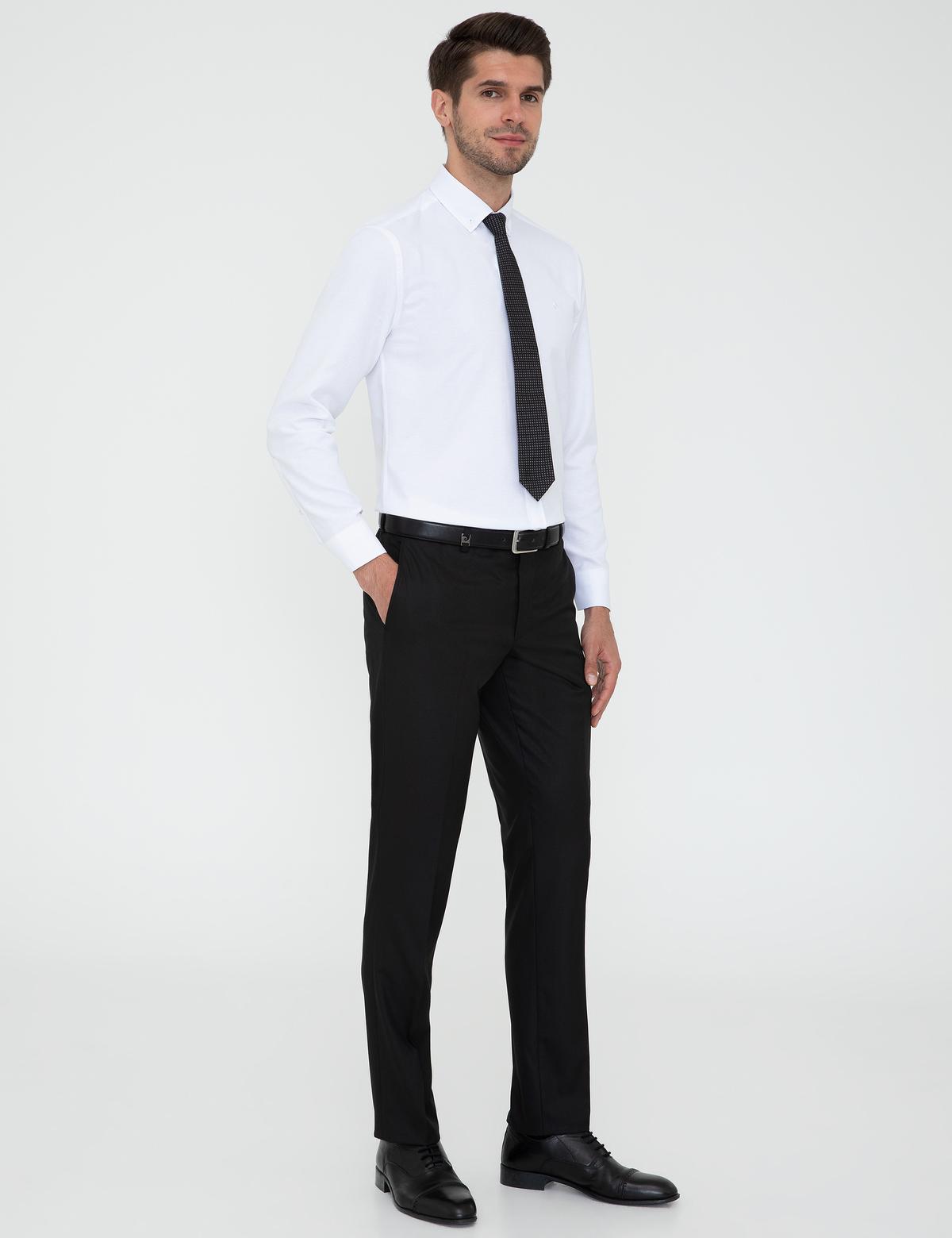 Siyah Slim Fit Pantolon - 50249447006