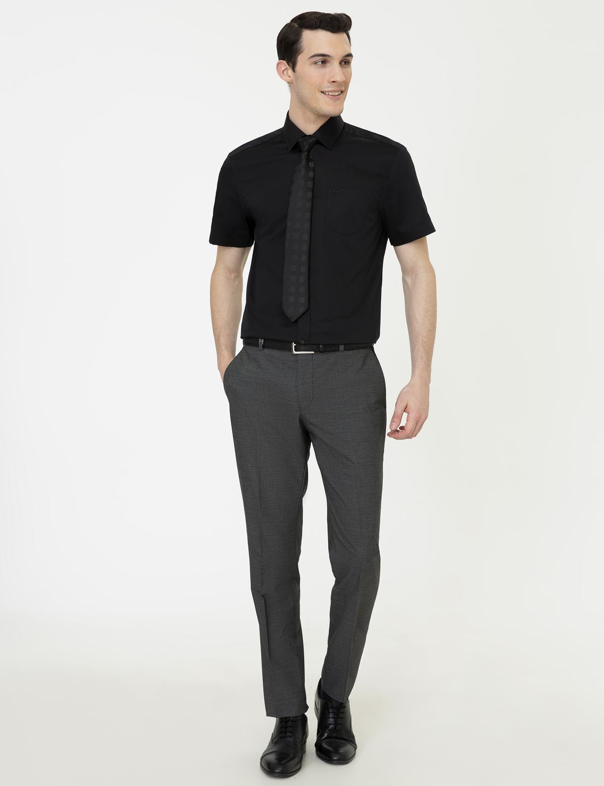 Füme Slim Fit Kumaş Pantolon