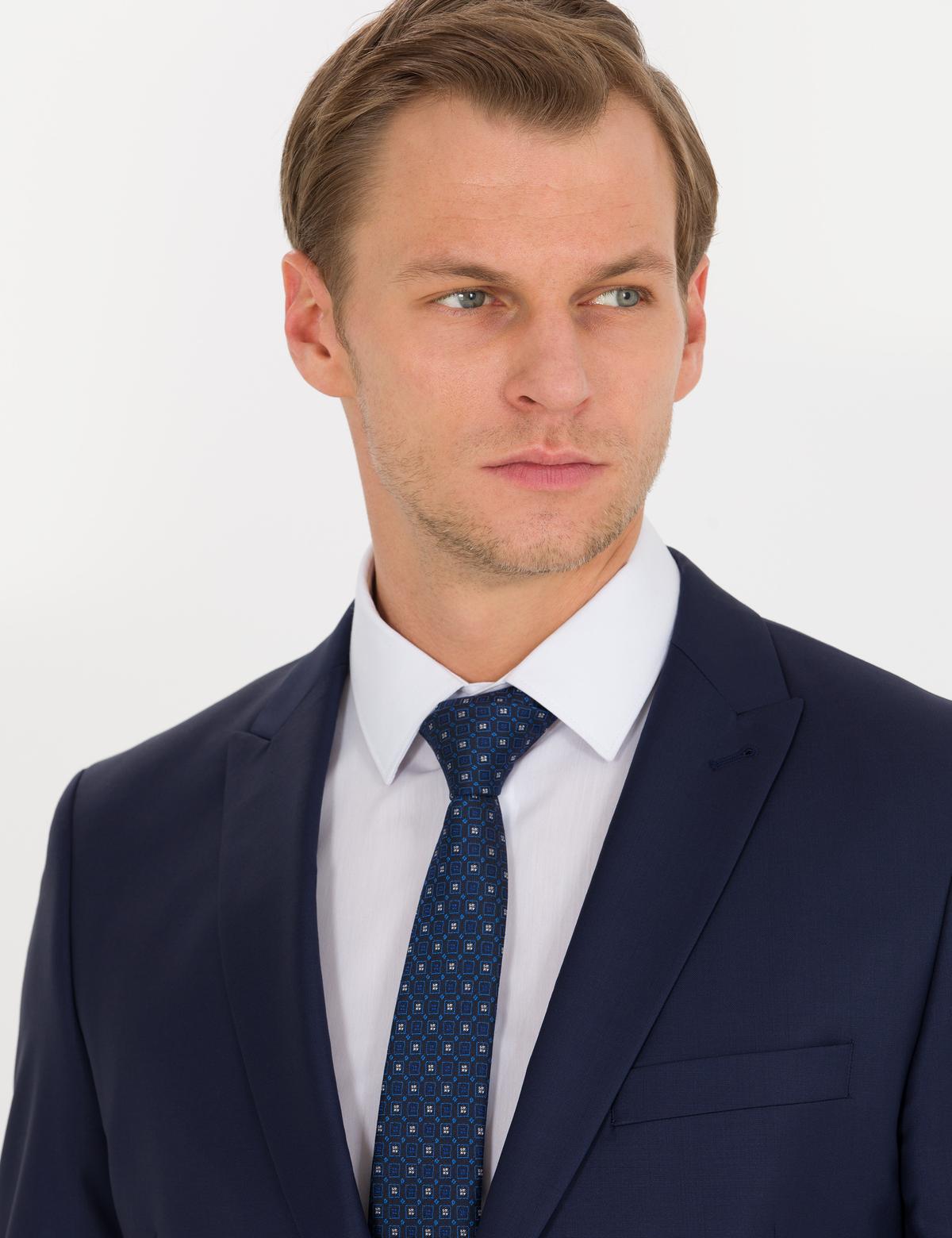 Lacivert Ex. Slim Fit Ceket - 50195246044