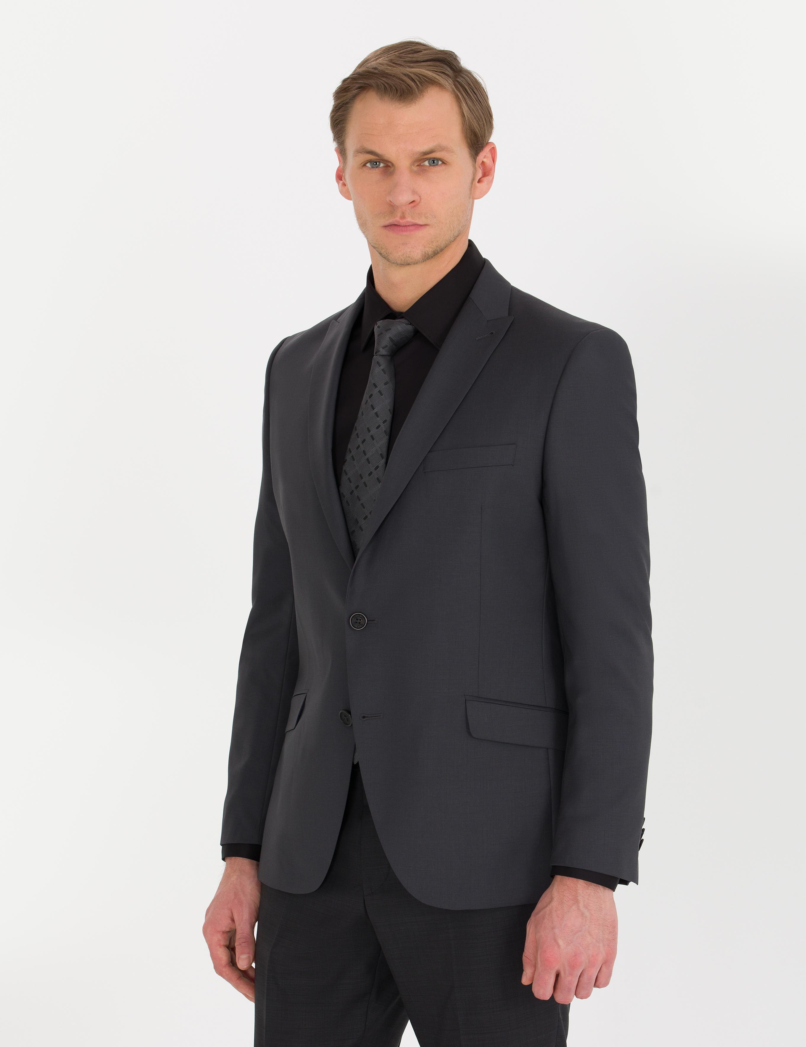 Füme Ekstra Slim Fit Ceket