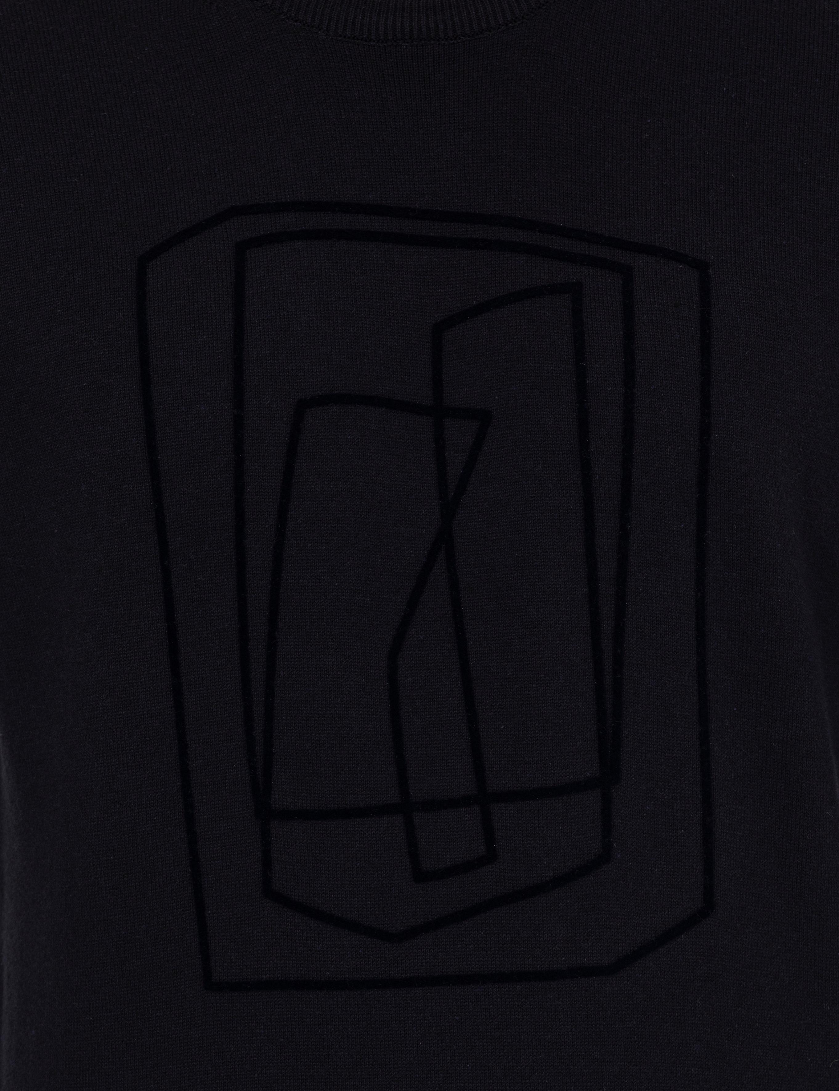 Lacivert Slim Fit Bisiklet Yaka Triko Kazak