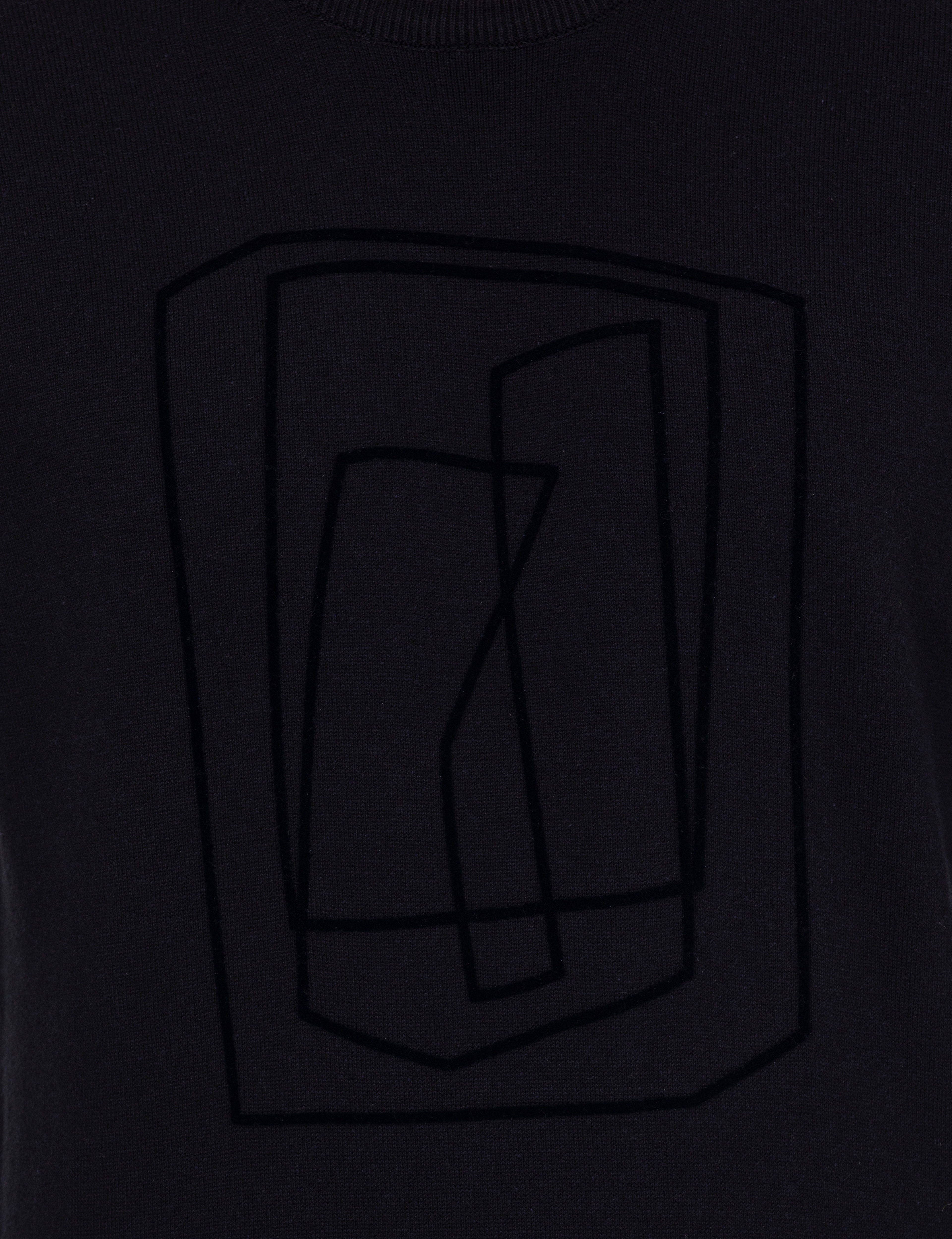 Lacivert Slim Fit Bisiklet Yaka Triko Kazak