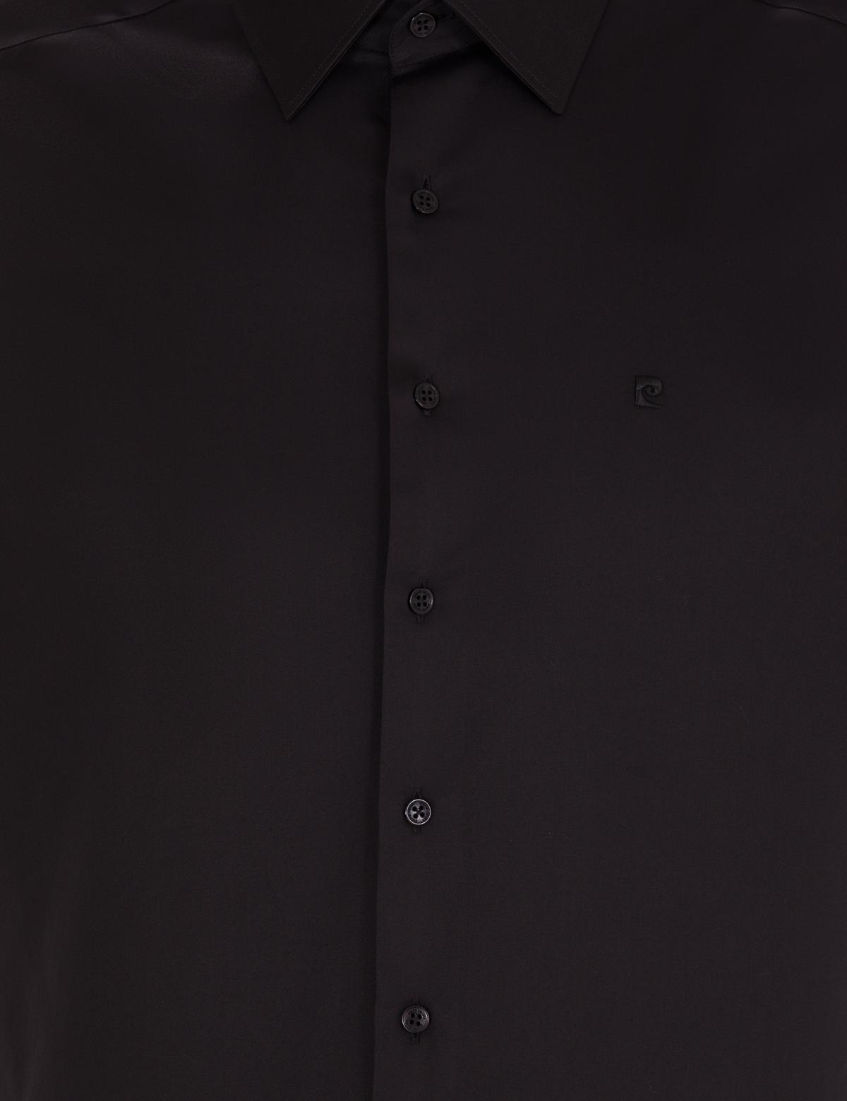 Siyah Slim Fit Uzun Kollu Klasik Gömlek - 50256437056