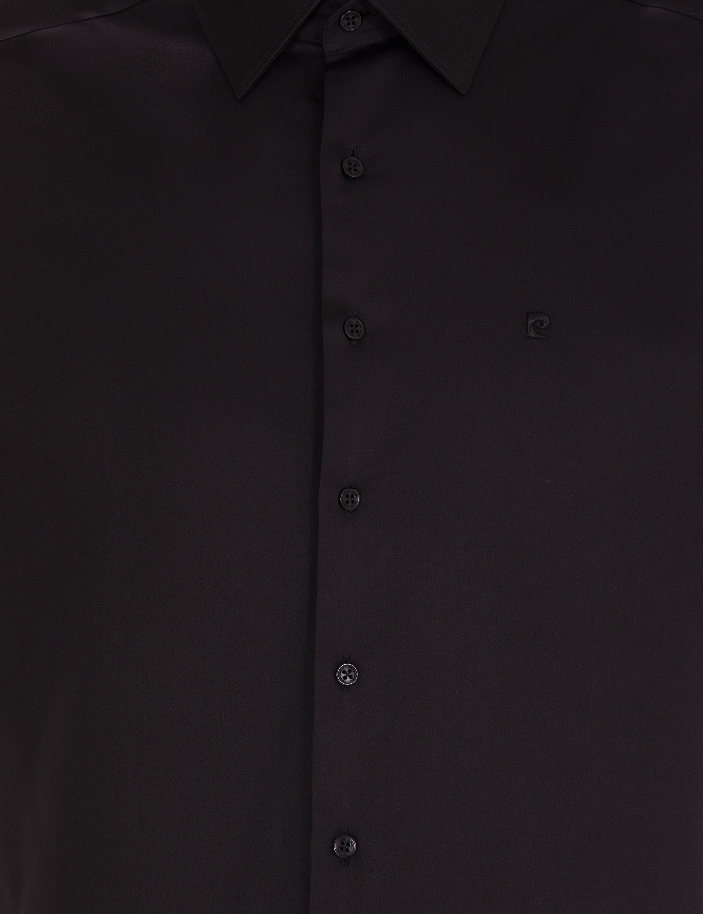 Siyah Slim Fit Uzun Kollu Klasik Gömlek