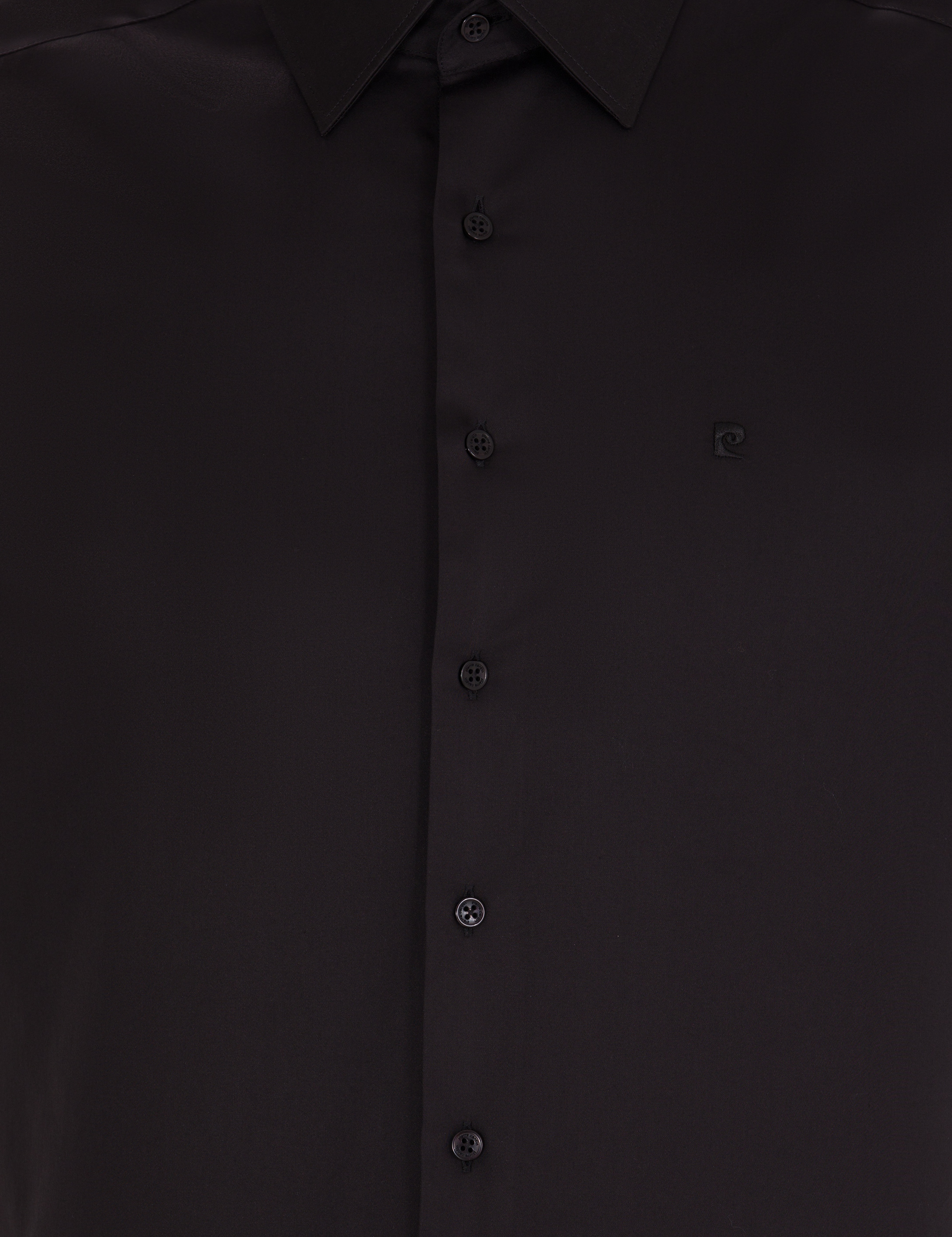 Siyah Slim Fit Uzun Kollu Klasik Gömlek