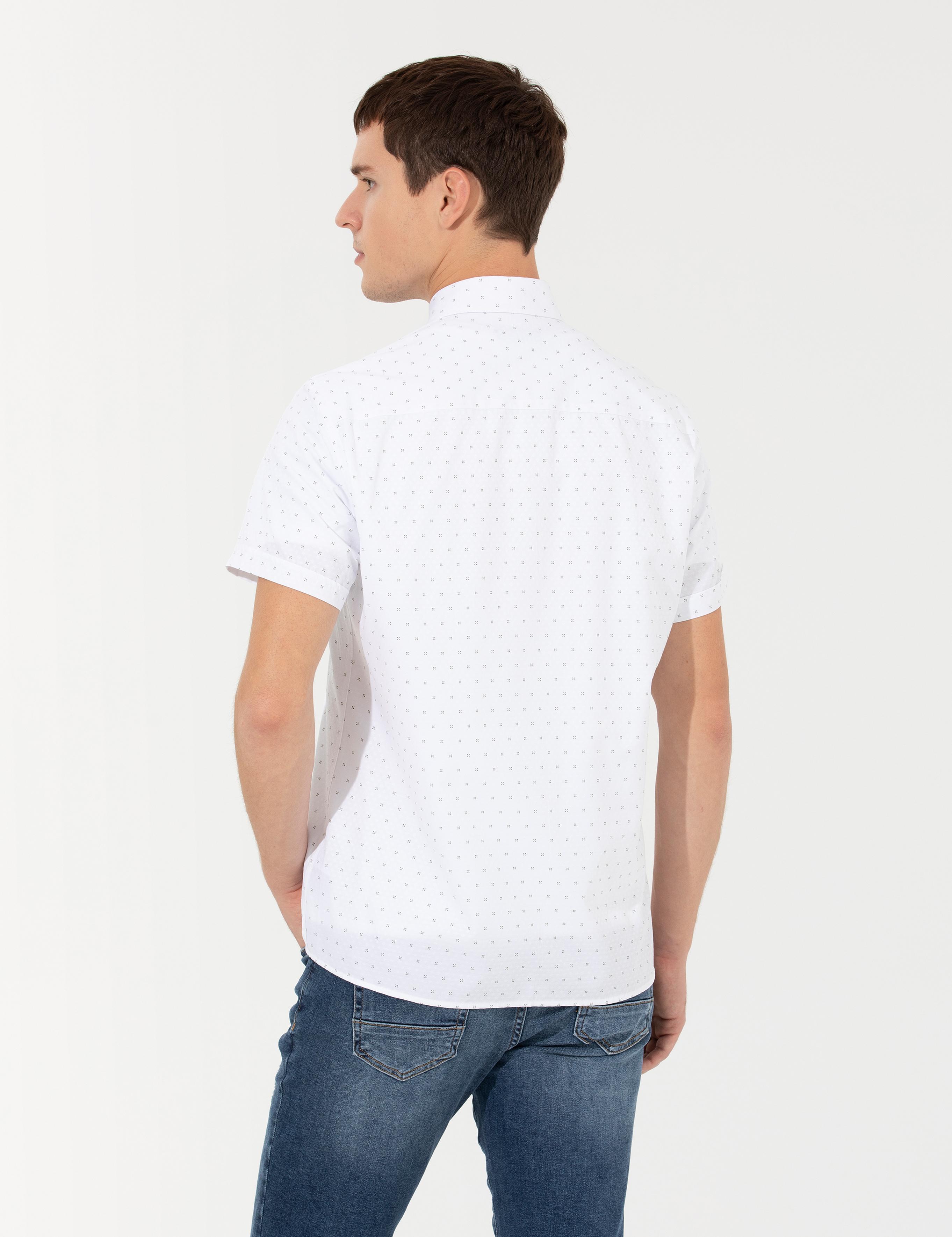 Haki Regular Fit Kısa Kollu Gömlek