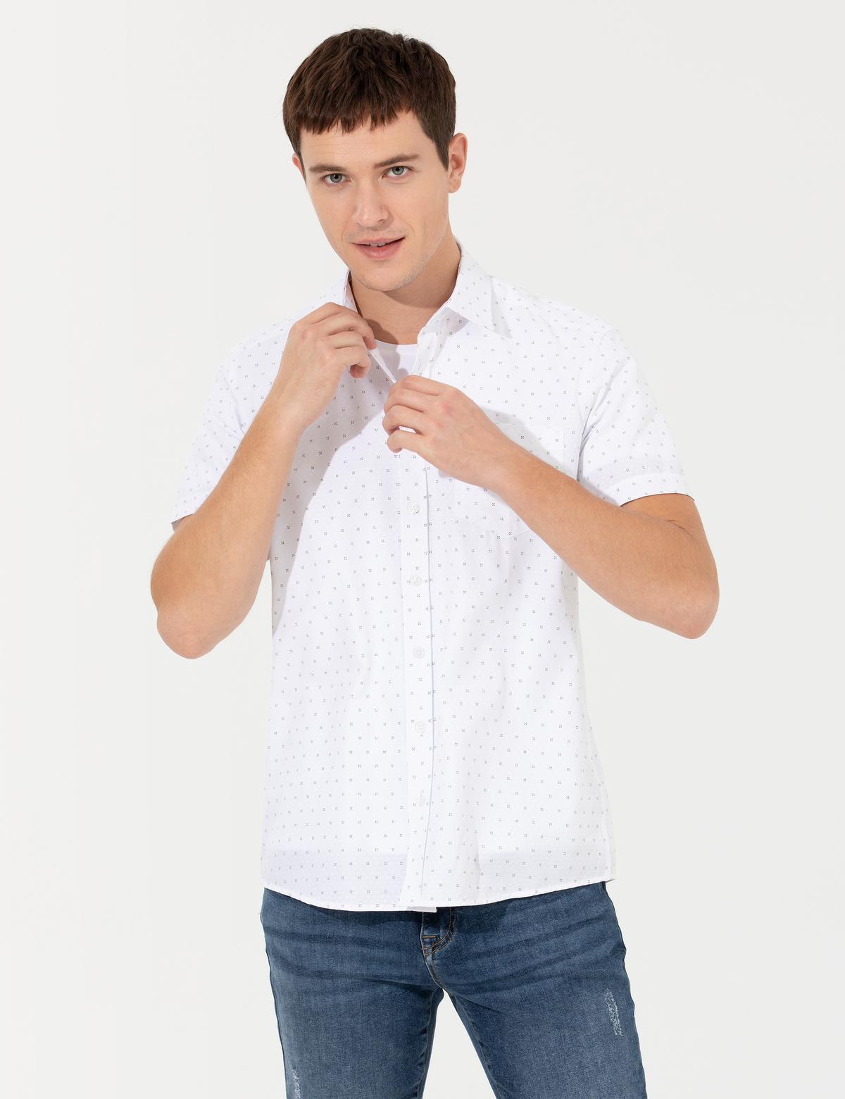 Haki Regular Fit Kısa Kollu Gömlek - 50252459015