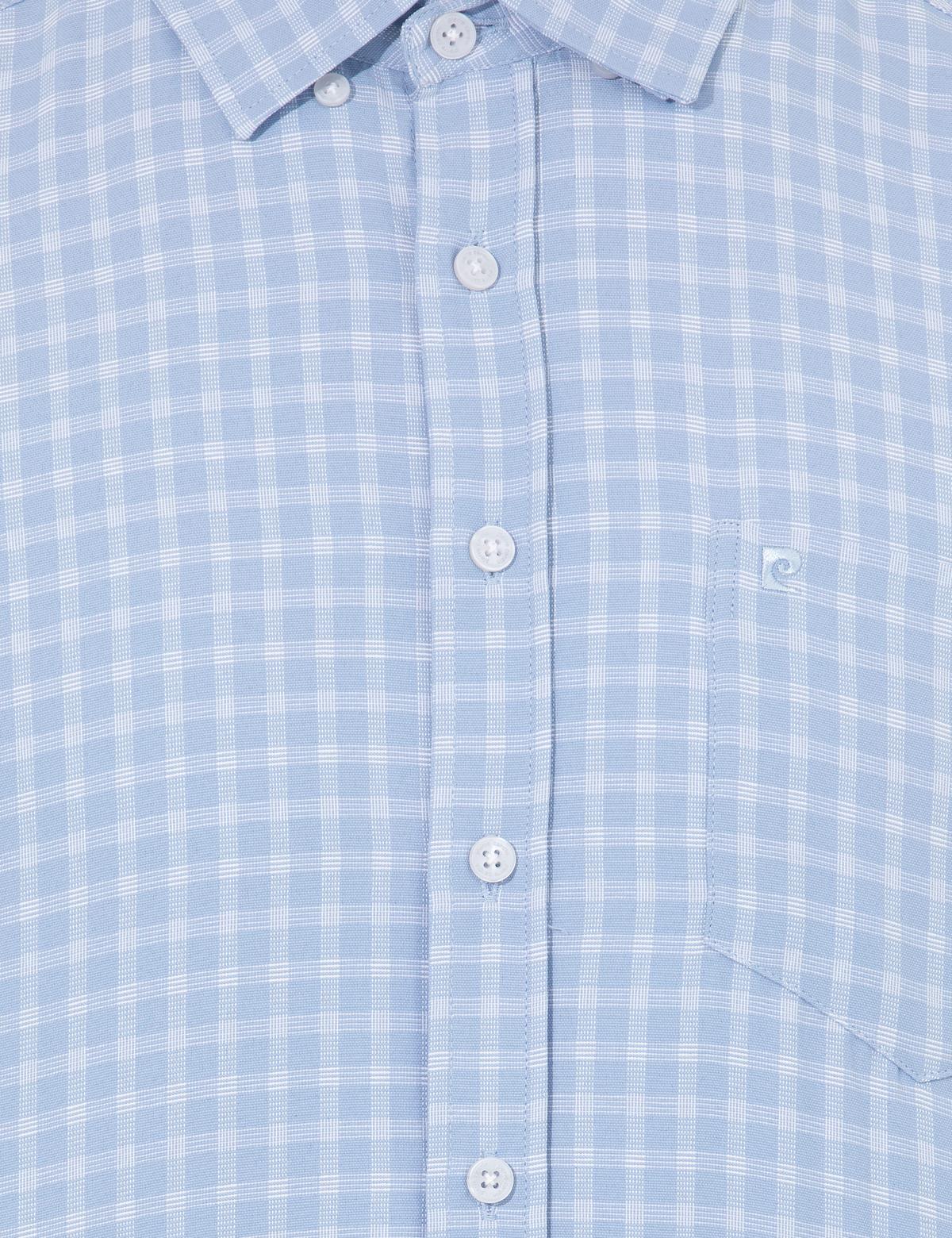 Açık Mavi Regular Fit Kısa Kollu Gömlek - 50267433025