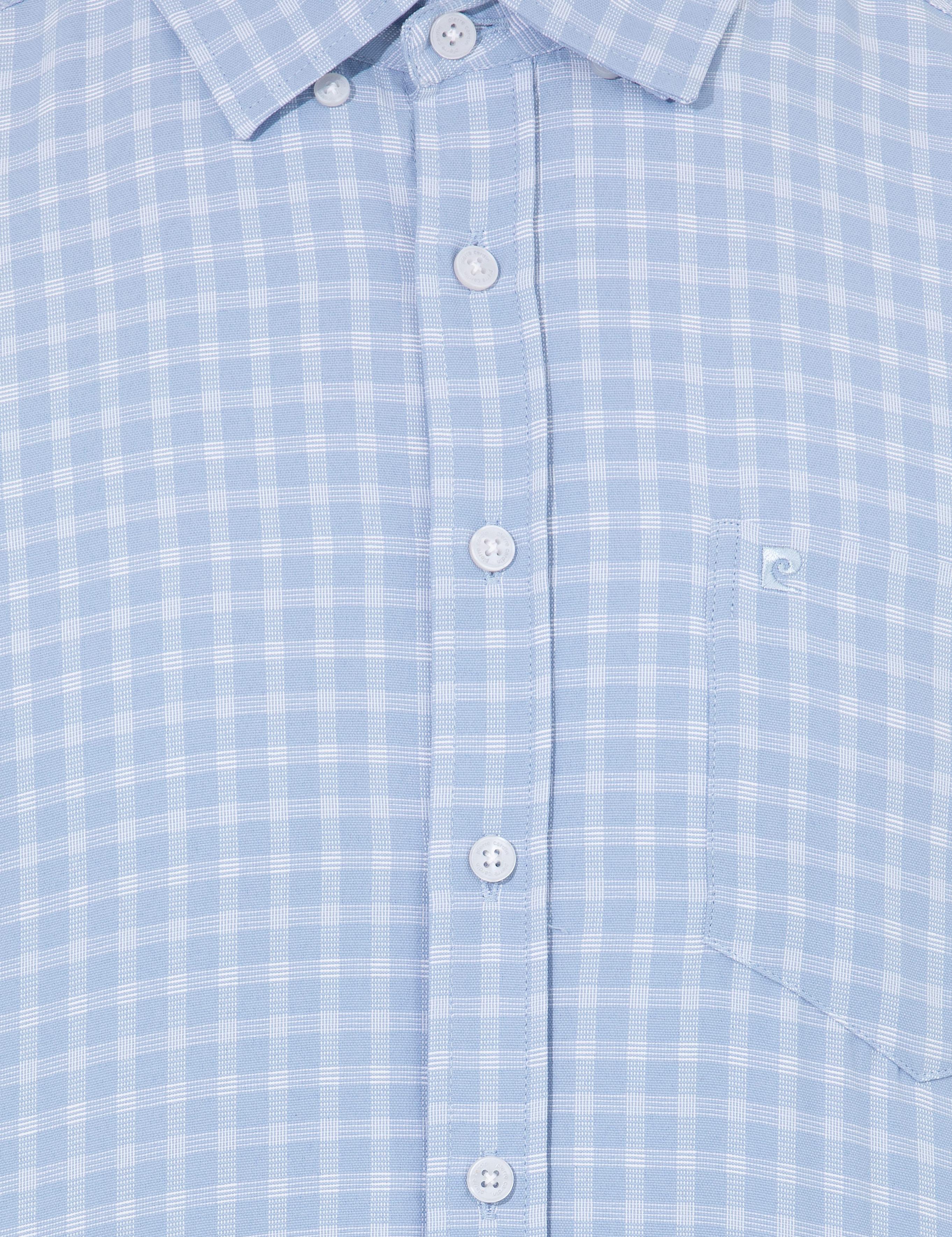 Açık Mavi Regular Fit Kısa Kollu Gömlek