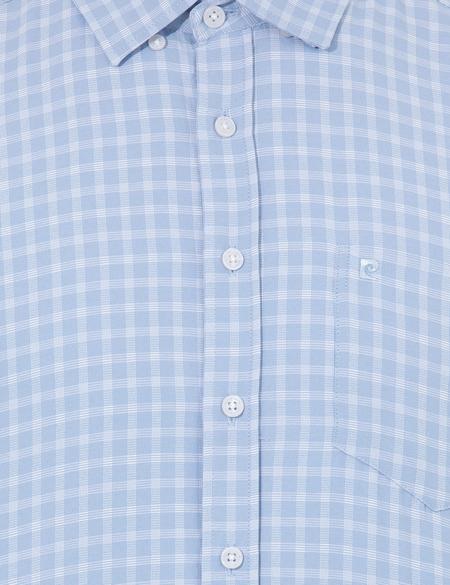 Açık Mavi Regular Fit Kısa Kollu Gömlek - 50267433025