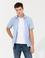 Açık Mavi Regular Fit Kısa Kollu Gömlek