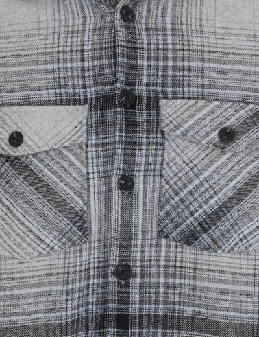 Gri Comfort Fit Uzun Kollu Gömlek
