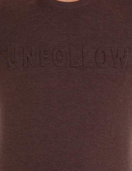 Açık Kahverengi Slim Fit Bisiklet Yaka Triko Kazak - 50259797017