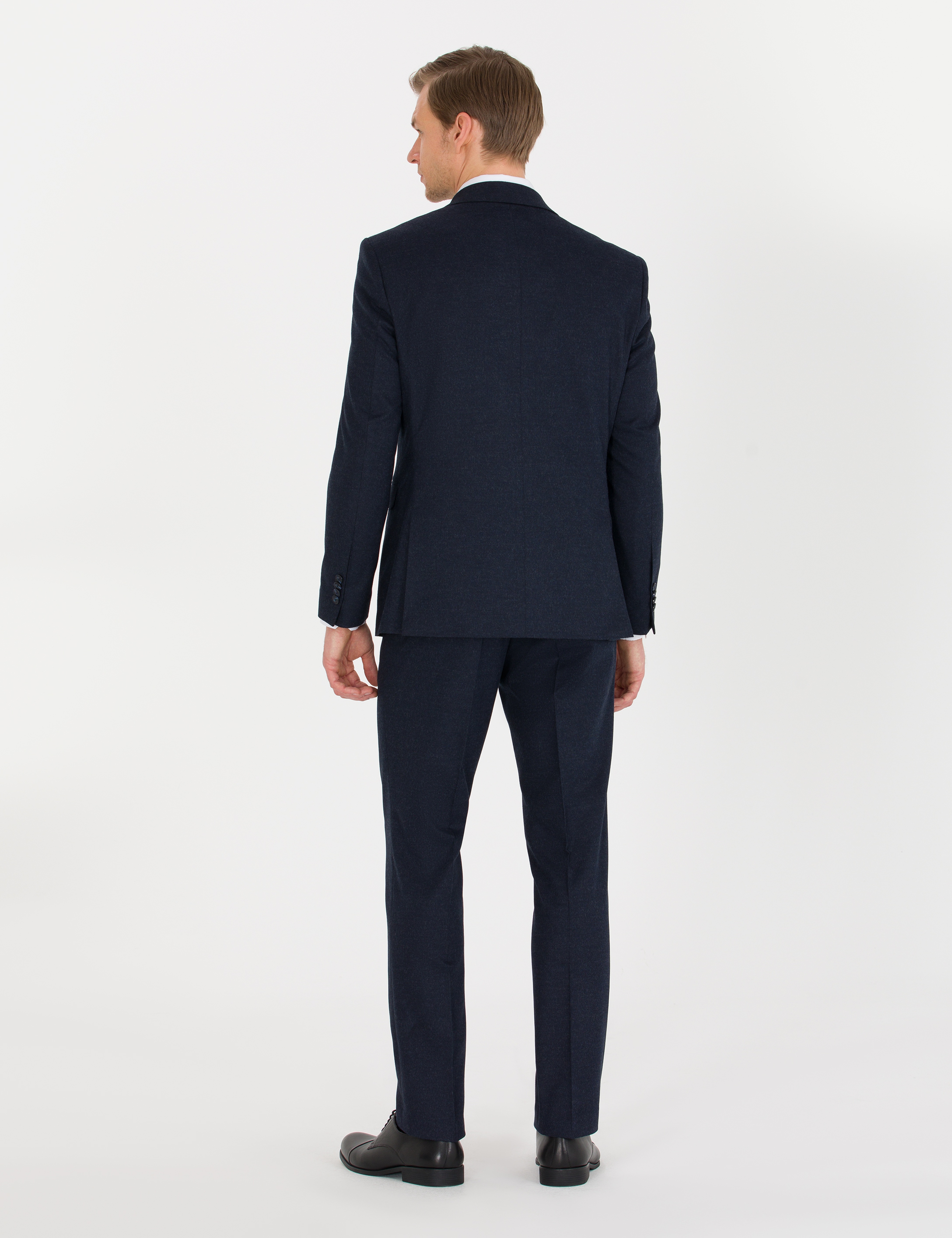 Lacivert Slim Fit Takım Elbise - Image 4