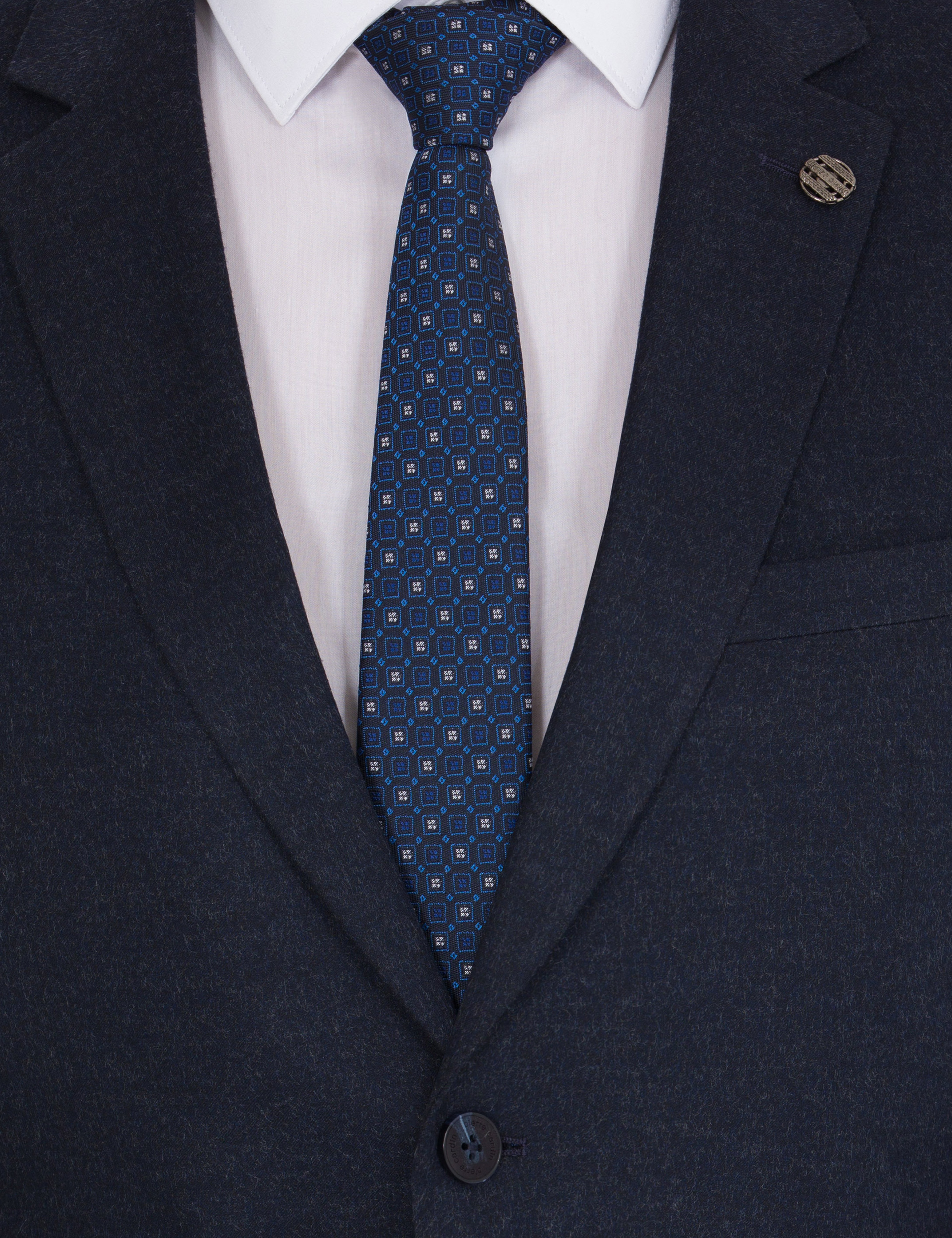 Lacivert Slim Fit Takım Elbise