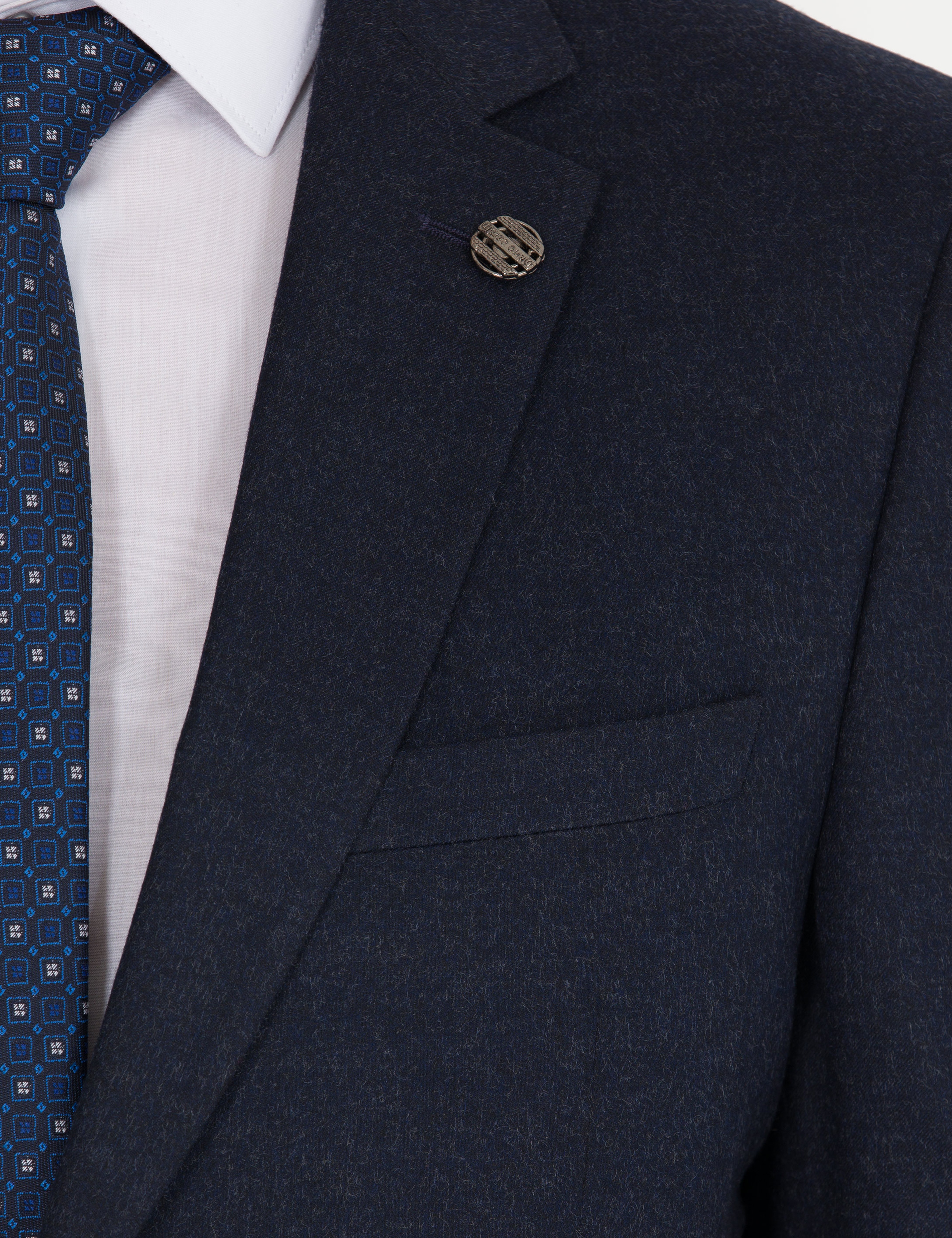 Lacivert Slim Fit Takım Elbise - Image 6