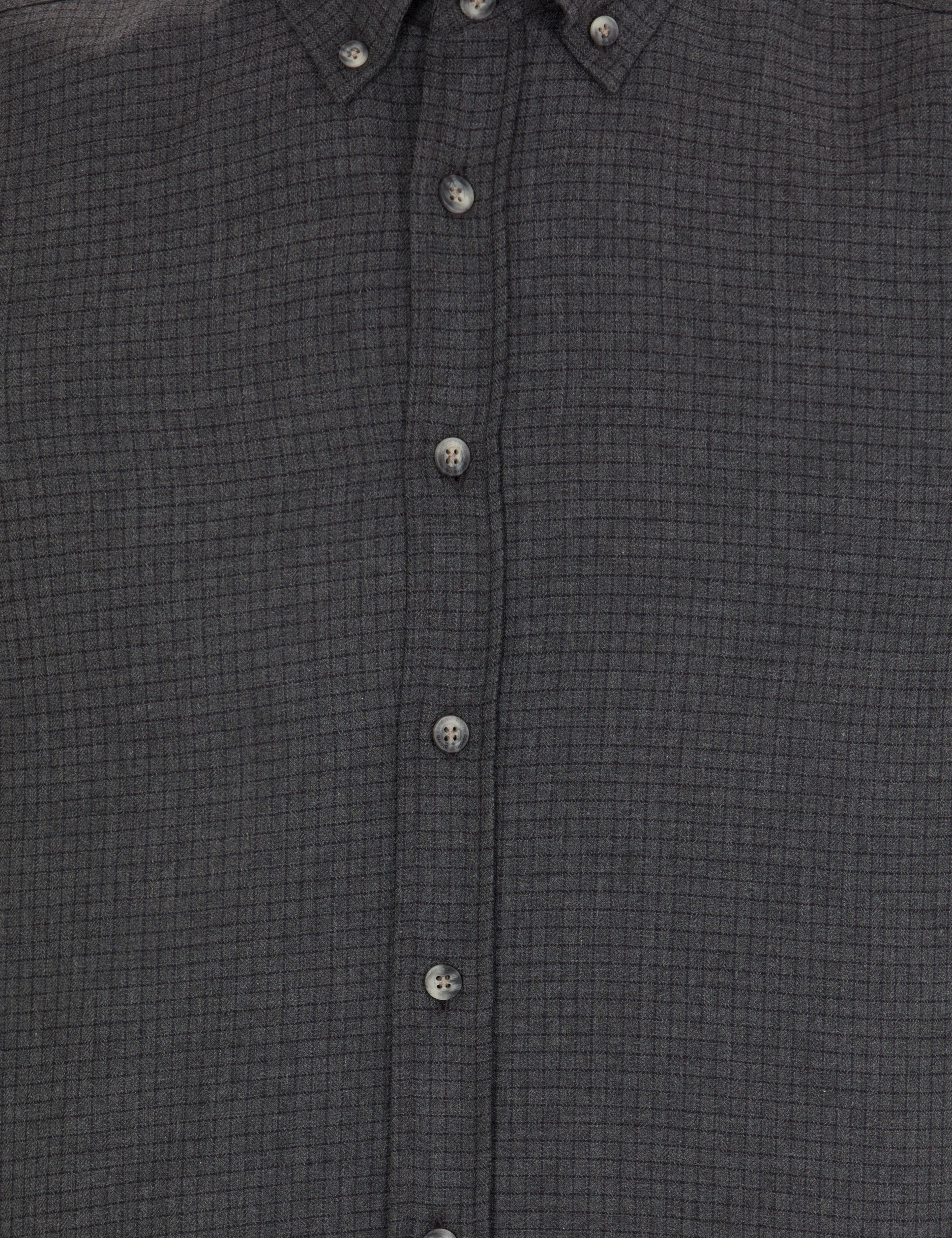 Siyah Regular Fit Uzun Kollu Gömlek - Image 6