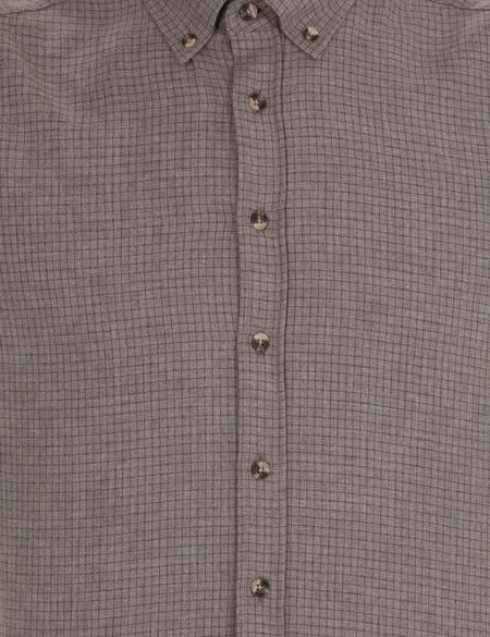 Kahverengi Regular Fit Uzun Kollu Gömlek - 50261306078