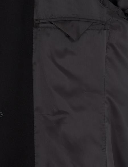 Siyah Ex. Slim Fit Kaşe Kaban - 50266370006