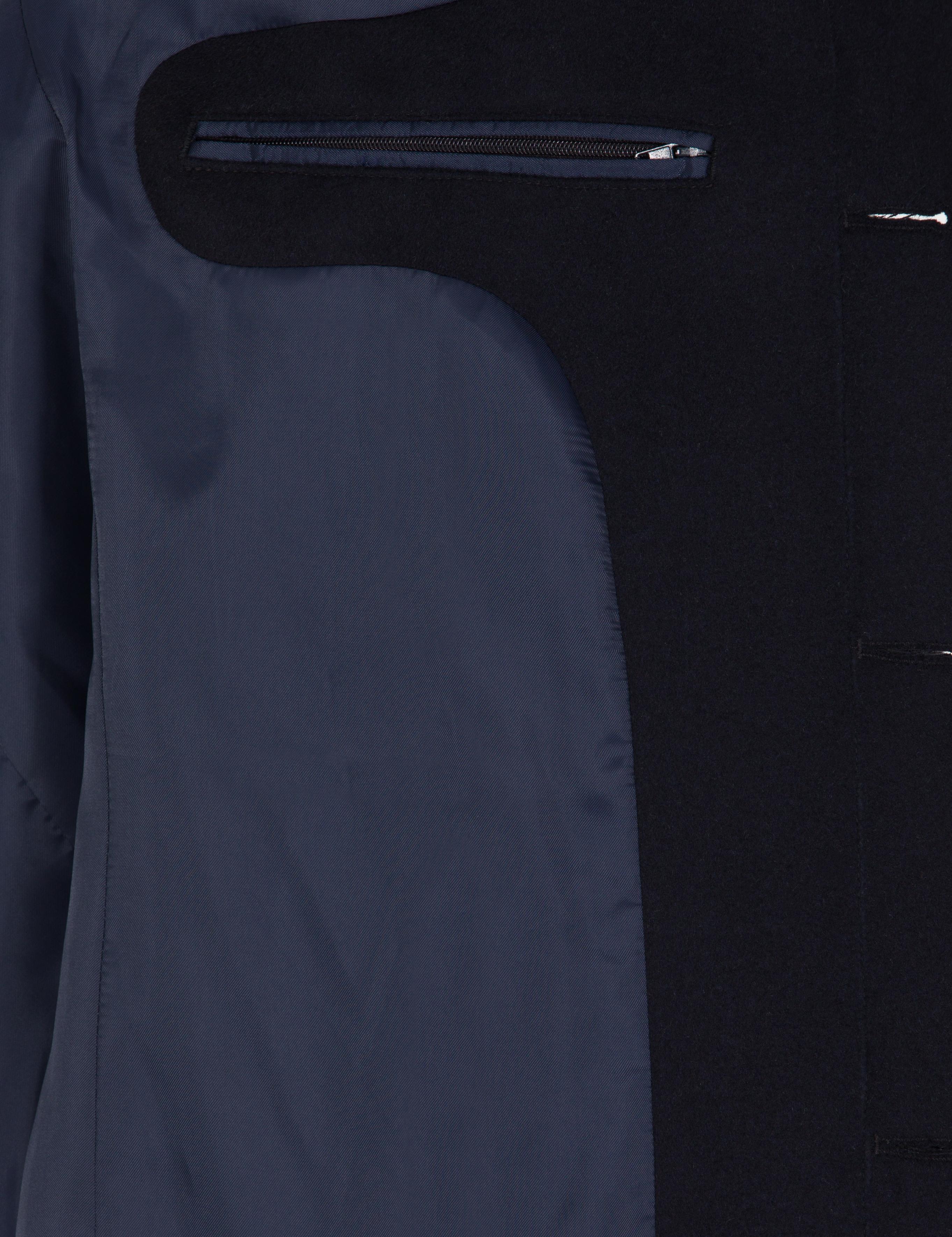 Lacivert Slim Fit Palto