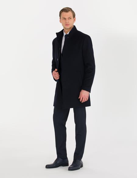 Lacivert Slim Fit Palto - 50266381016