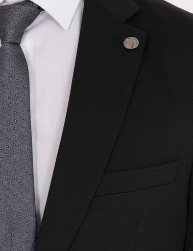 Siyah Ex. Slim Fit Ceket