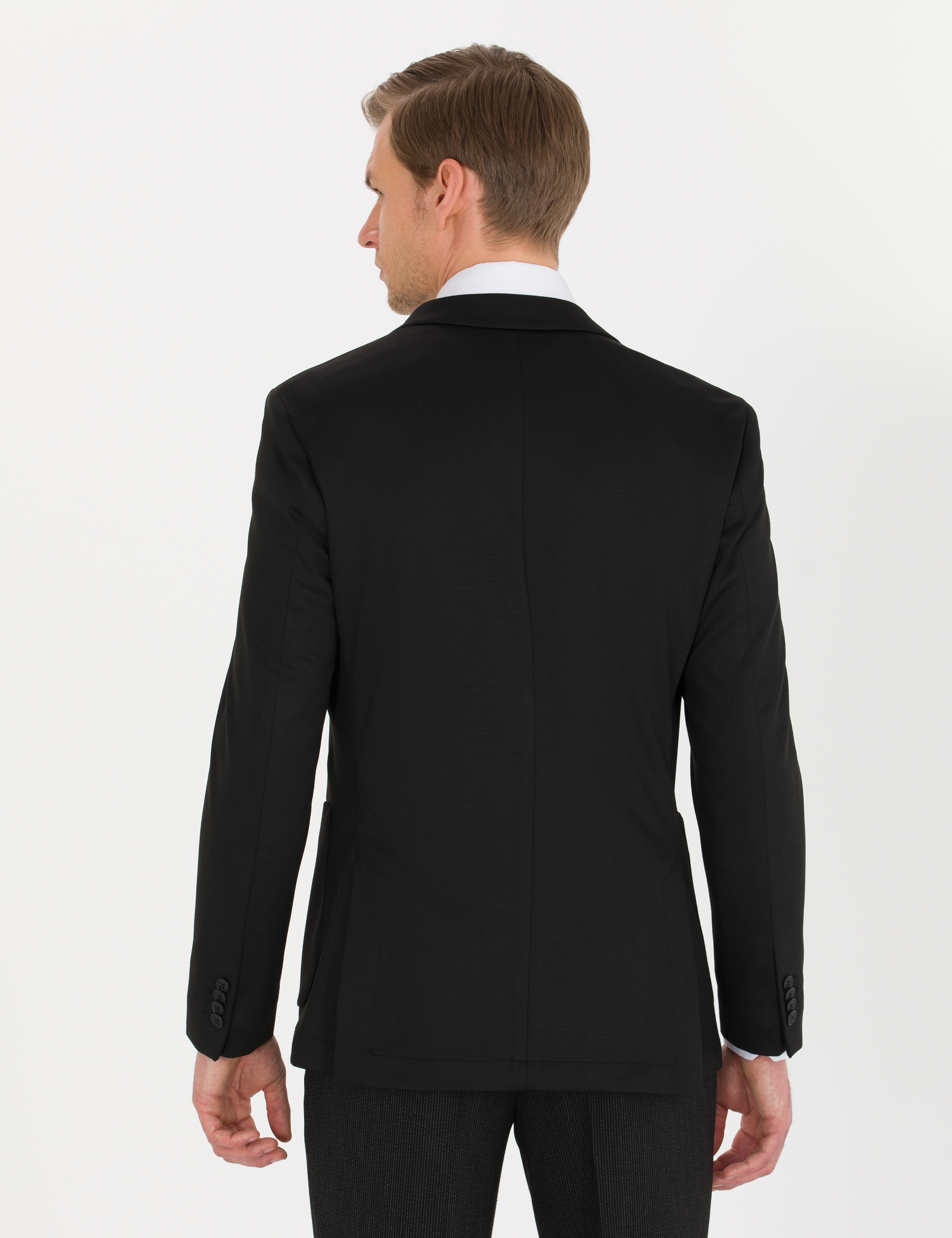 Siyah Ex. Slim Fit Ceket