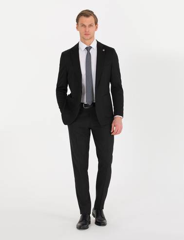 Siyah Ex. Slim Fit Ceket