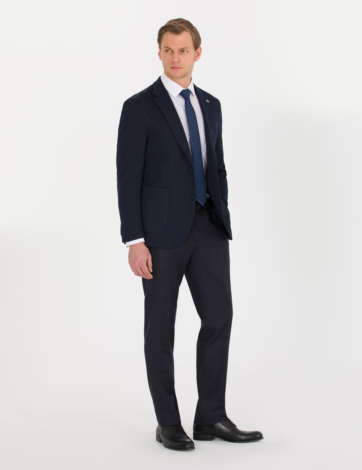 Lacivert Ex. Slim Fit Ceket - 50267021044