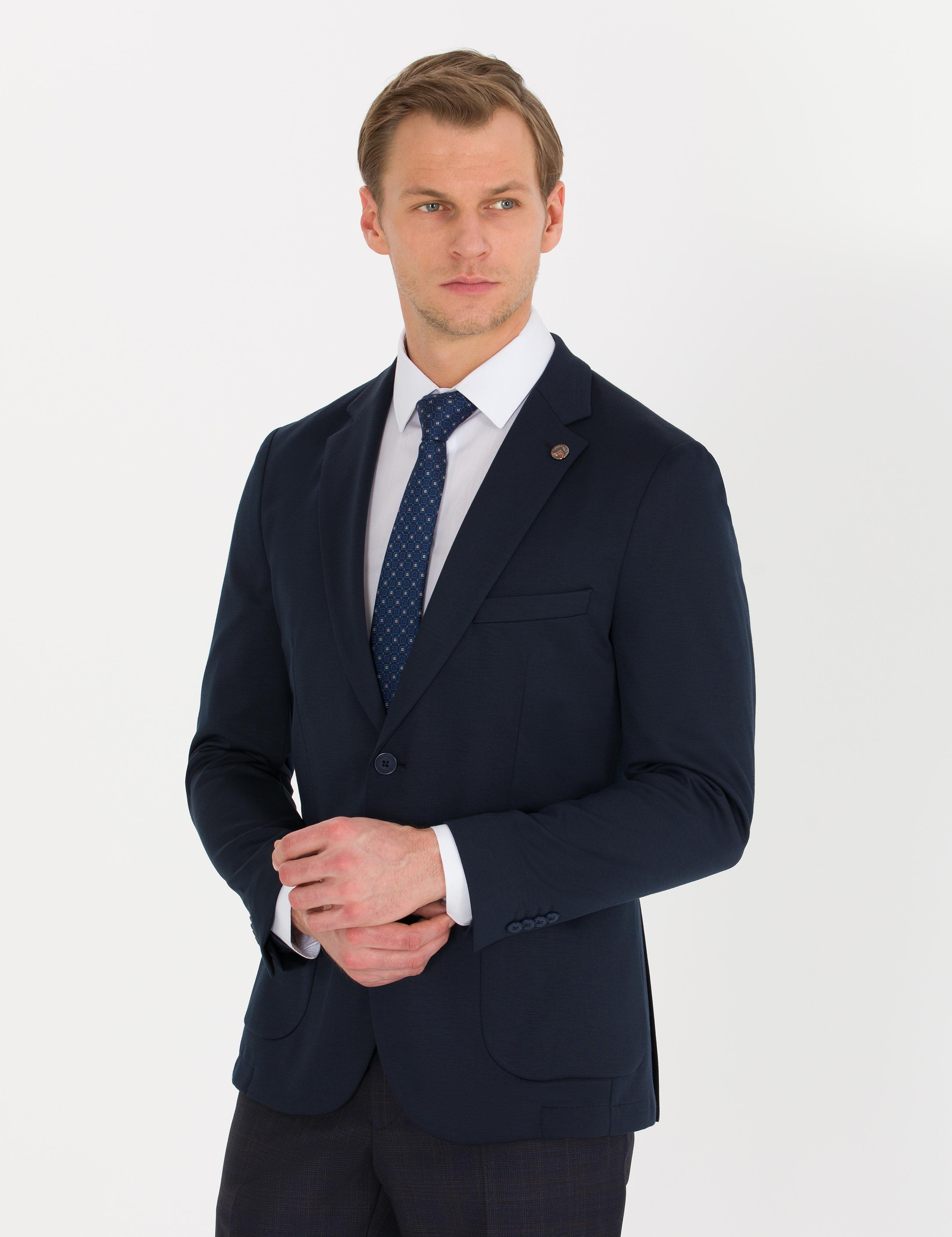 Lacivert Ex. Slim Fit Ceket