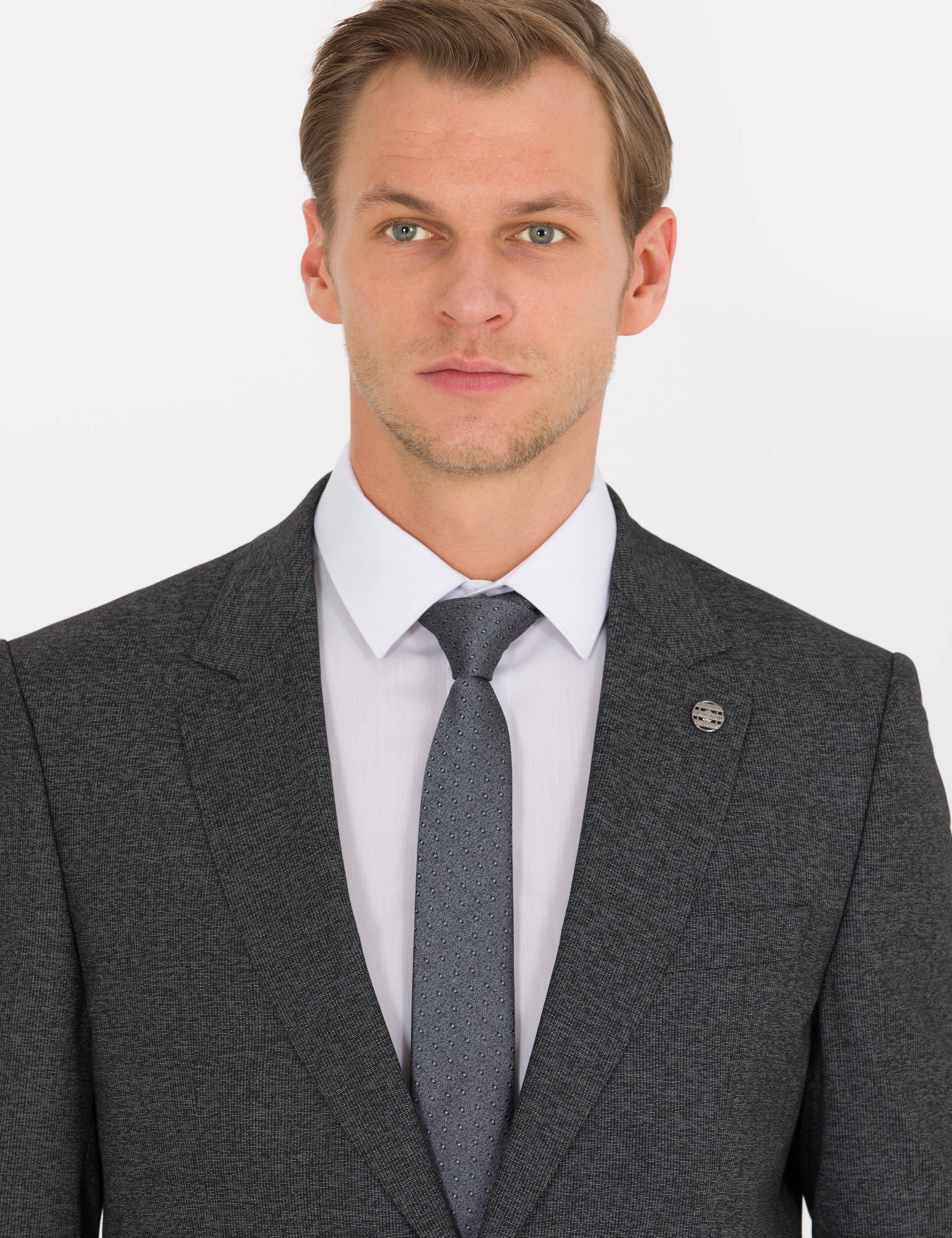 Antrasit Slim Fit Takım Elbise - Image 2