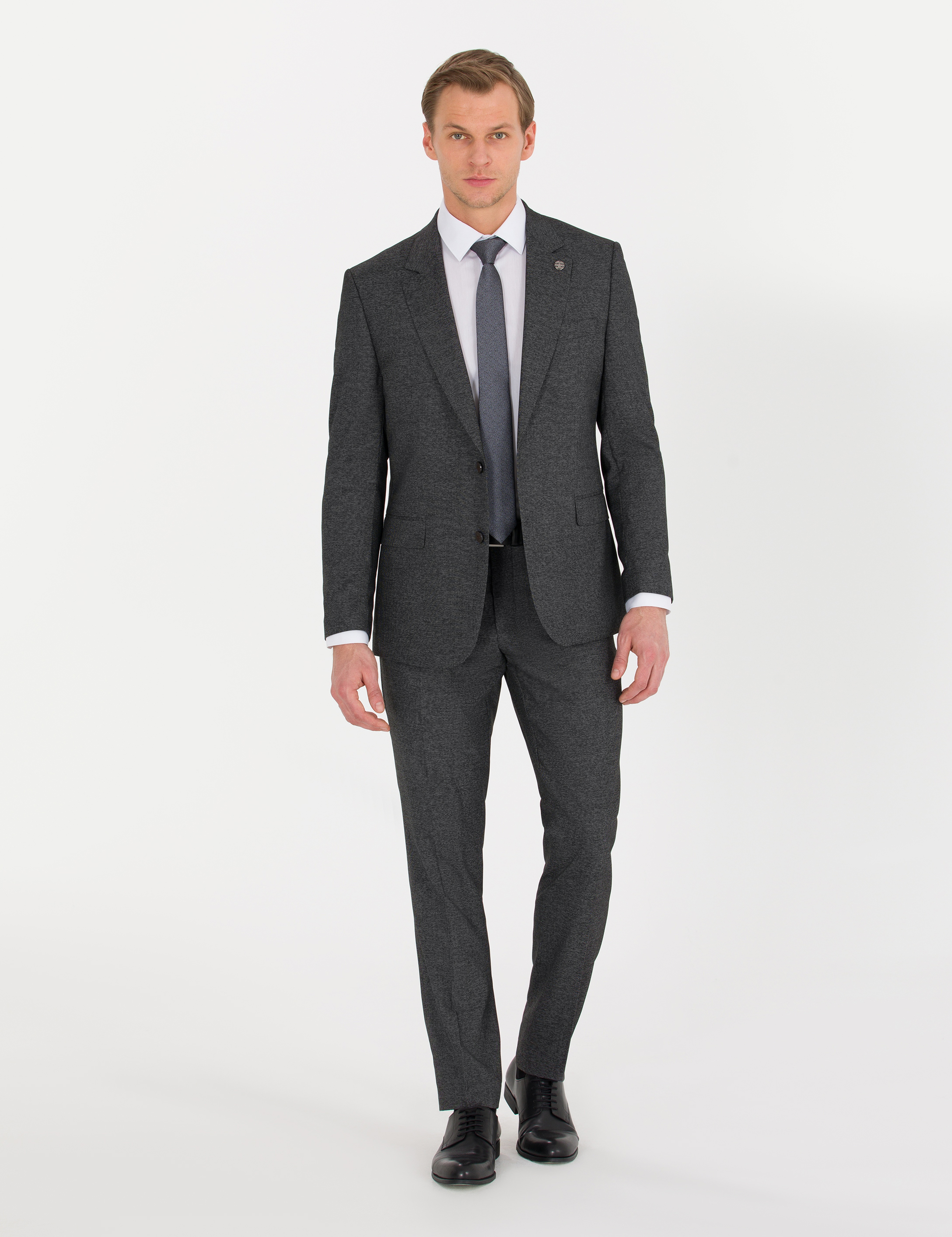 Antrasit Slim Fit Takım Elbise - Image 1