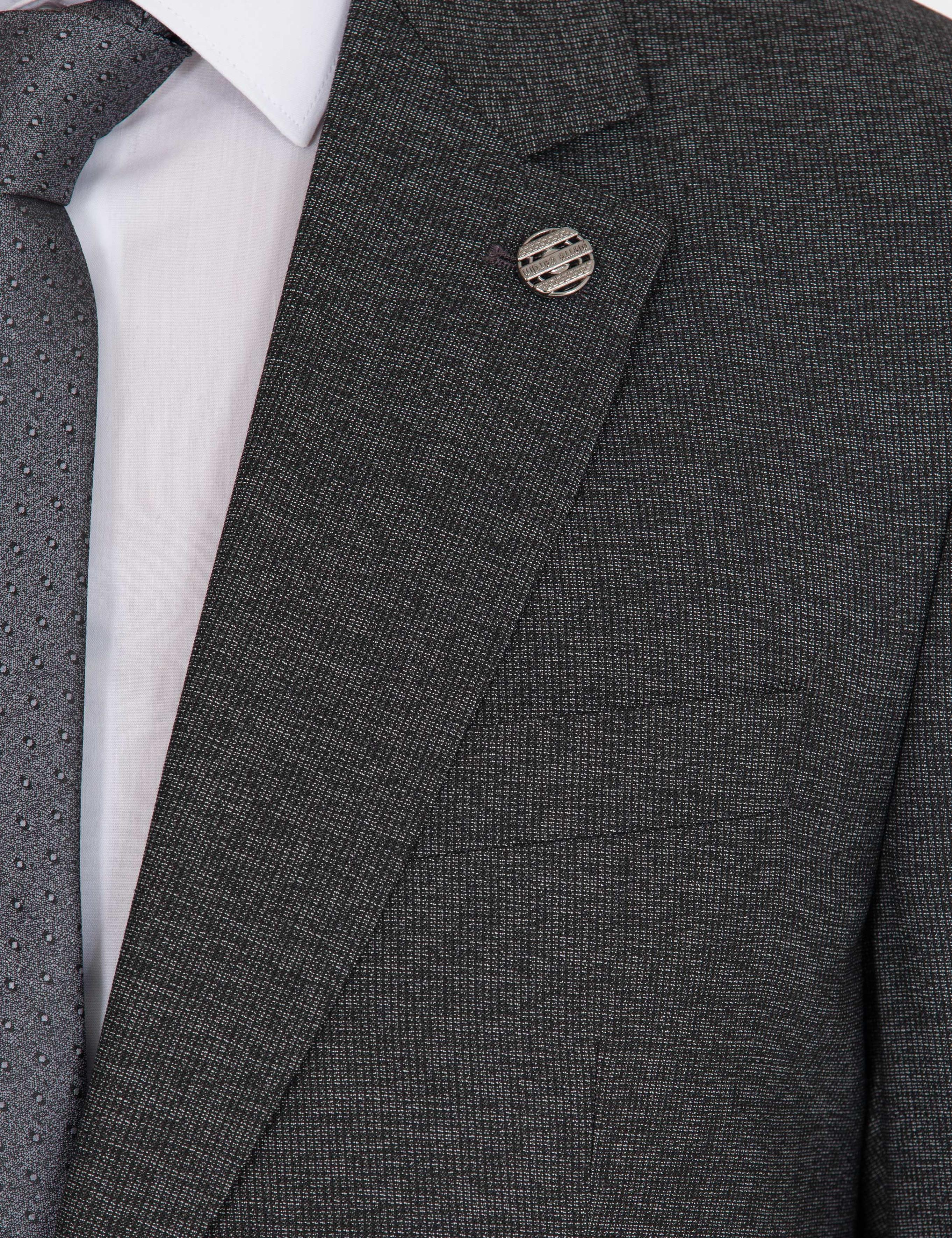 Antrasit Slim Fit Takım Elbise