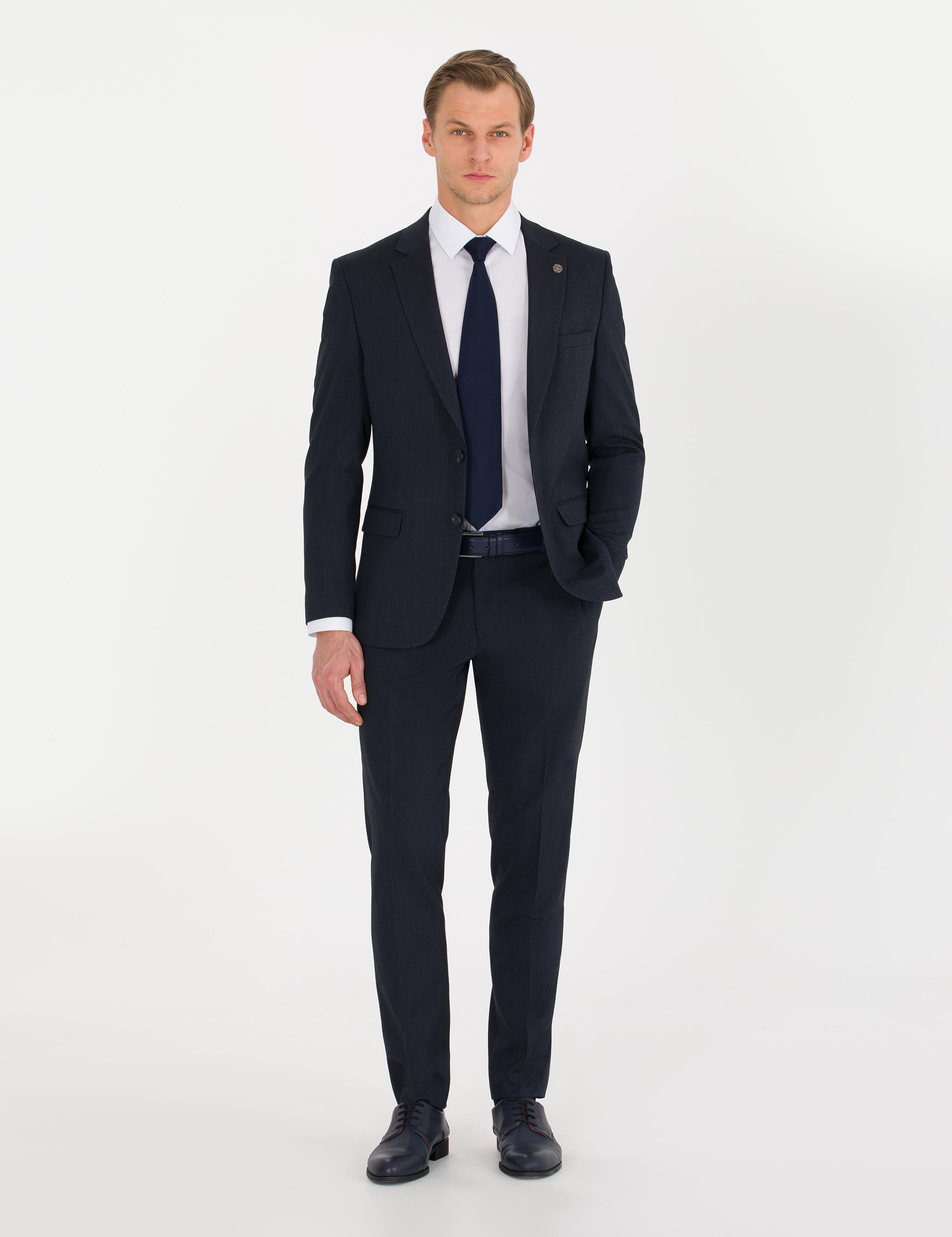 Lacivert Ex. Slim Fit Takım Elbise