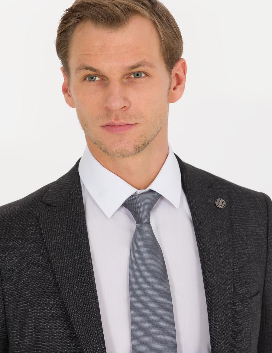 Antrasit Süper Slim Takım Elbise