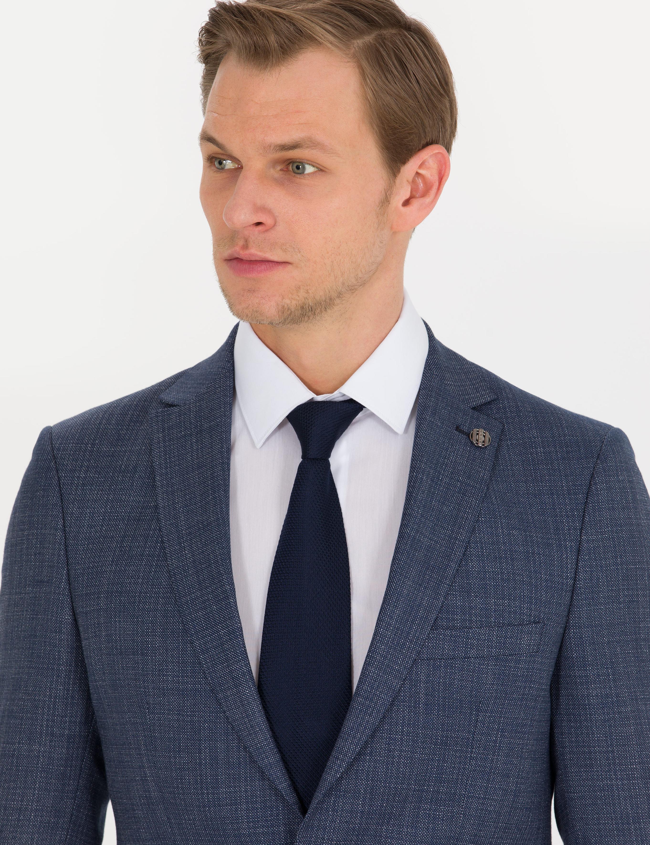 Açık Lacivert Süper Slim Takım Elbise