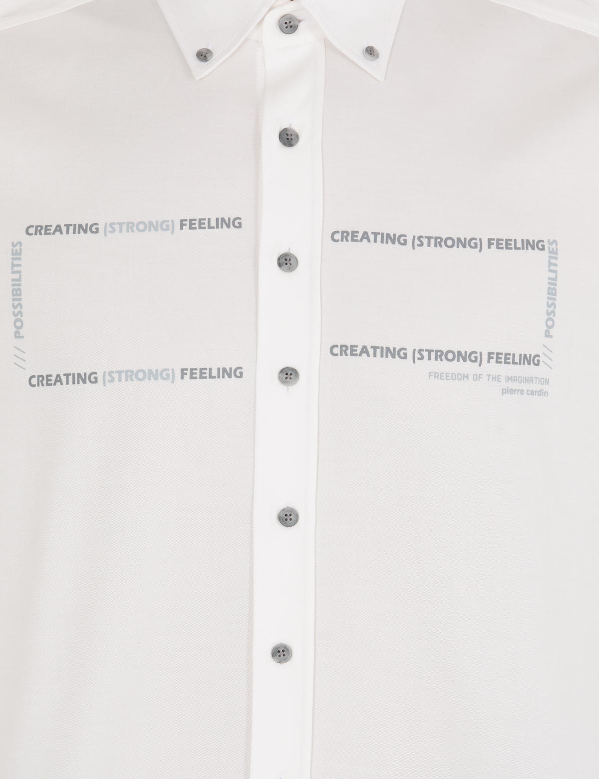 Beyaz Regular Fit Uzun Kollu Gömlek - 50266025003