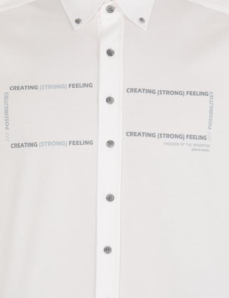 Beyaz Regular Fit Uzun Kollu Gömlek - 50266025003