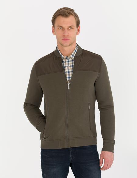 Haki Regular Fit Hırka - 50271416017