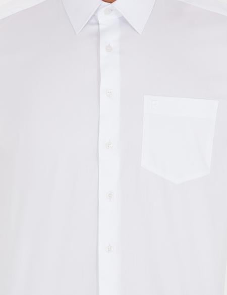 Beyaz Regular Fit Uzun Kollu Klasik Gömlek - 50256422019